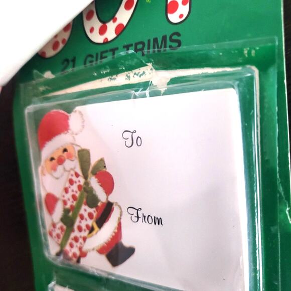 Eureka Paper Magic Holiday Gift Tags Lot of 2 Packs Made in USA Snowmen Santa - Picture 5 of 10